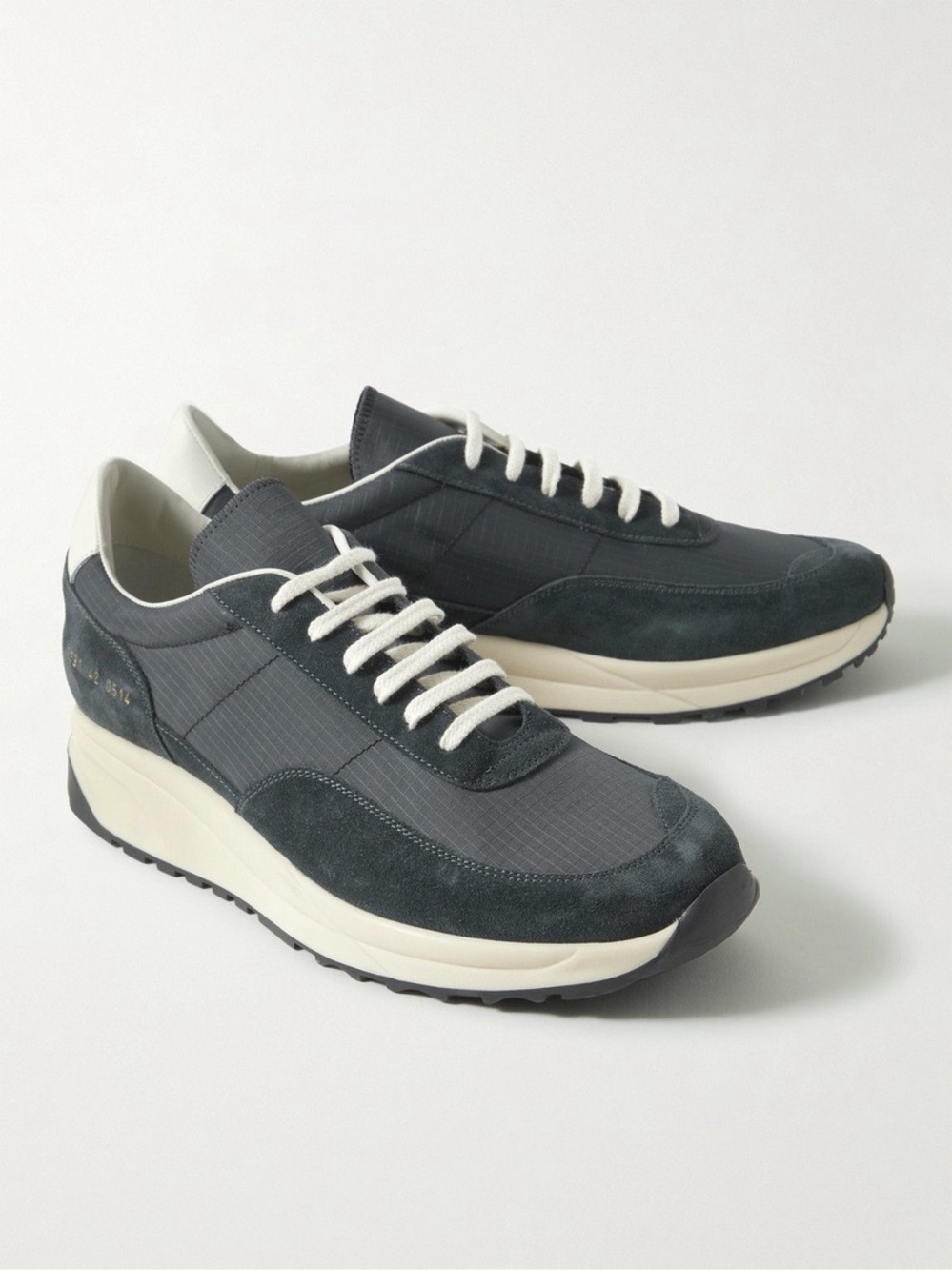Common Projects Black Track 80 Sneakers Washed Black Size 37 Size 7